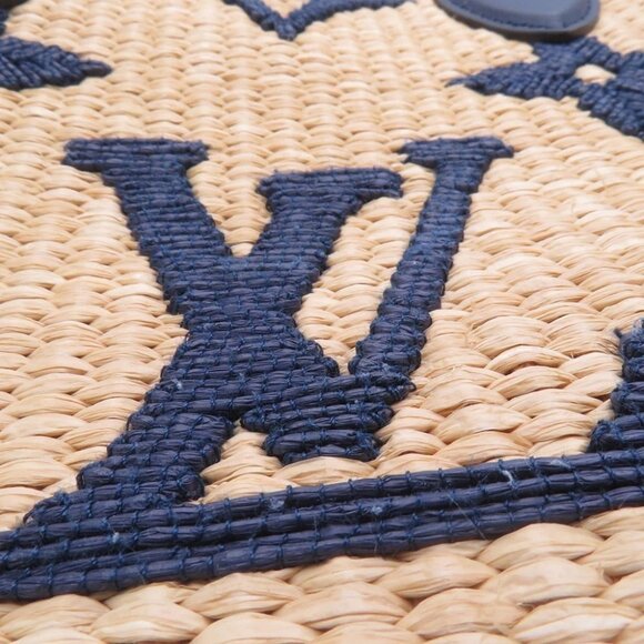 LOUIS VUITTON Onthego Size MM Monogram・Raffia Blue M57723 - Picture 6 of 16